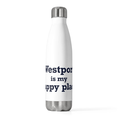 Westport Is My Happy Place 20oz Insulated Bottle