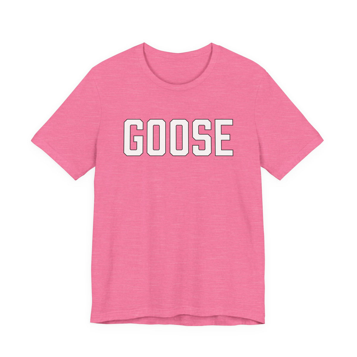 Goose Zip Code White & Black Unisex Jersey Short Sleeve T-Shirt