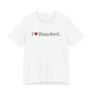 I Heart Stamford. Unisex Jersey Short Sleeve T-Shirt