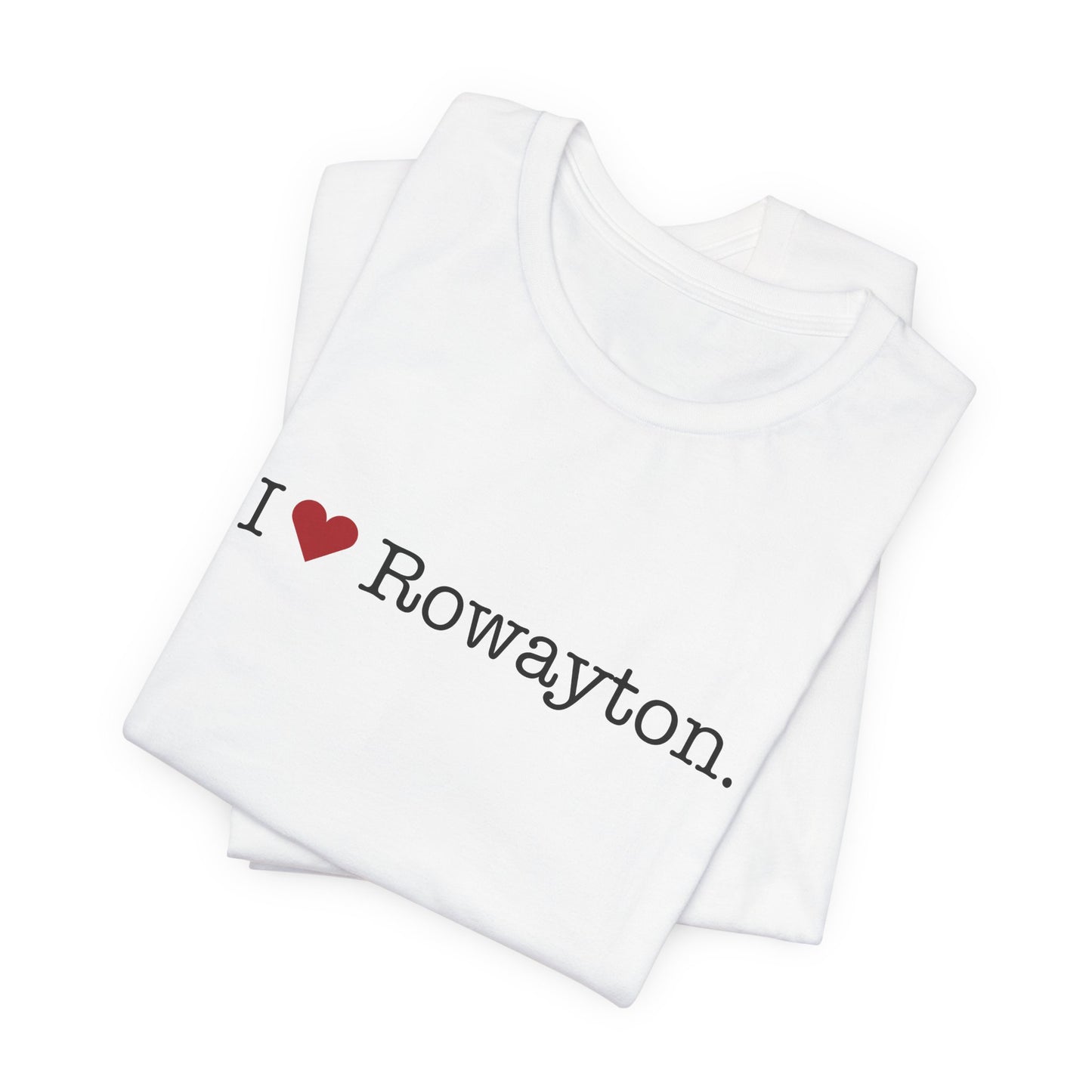 I Heart Rowayton. Unisex Jersey Short Sleeve T-Shirt