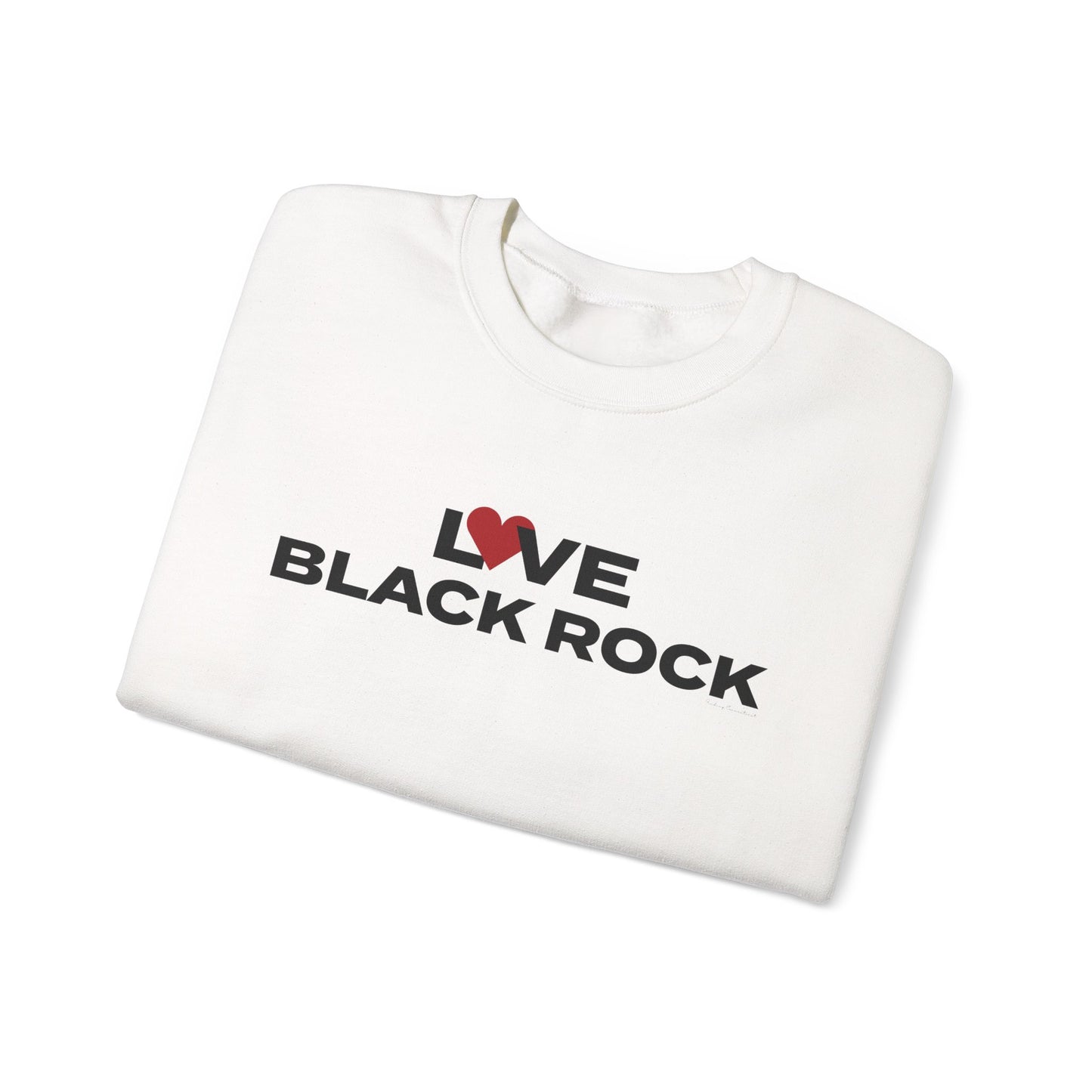 Love Black Rock Unisex Heavy Blend™ Crewneck Sweatshirt