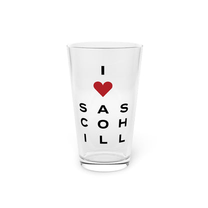Sasco Hills Vision Pint Glass, 16oz