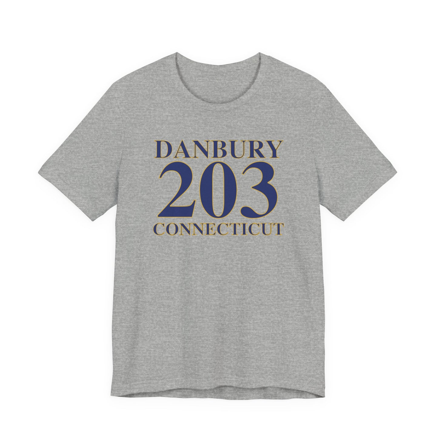 203 Danbury Connecticut Unisex Jersey Short Sleeve T-Shirt