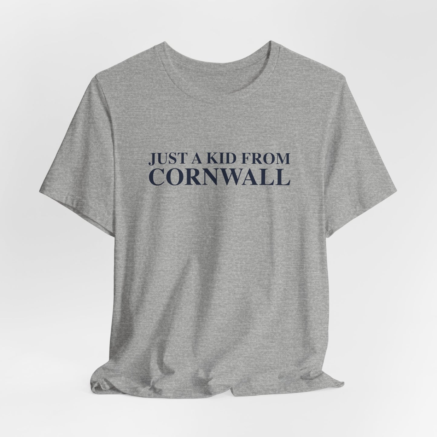 Just a kid from Cornwall Unisex Jersey Short Sleeve T-Shirt