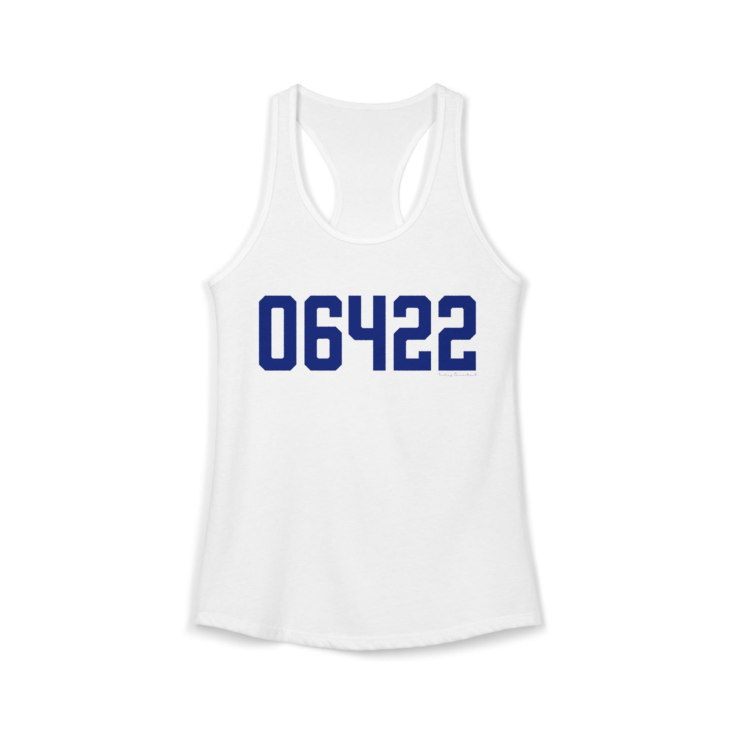 06422 Durham Connecticut Zip Code Women's Ideal Racerback Tank Top