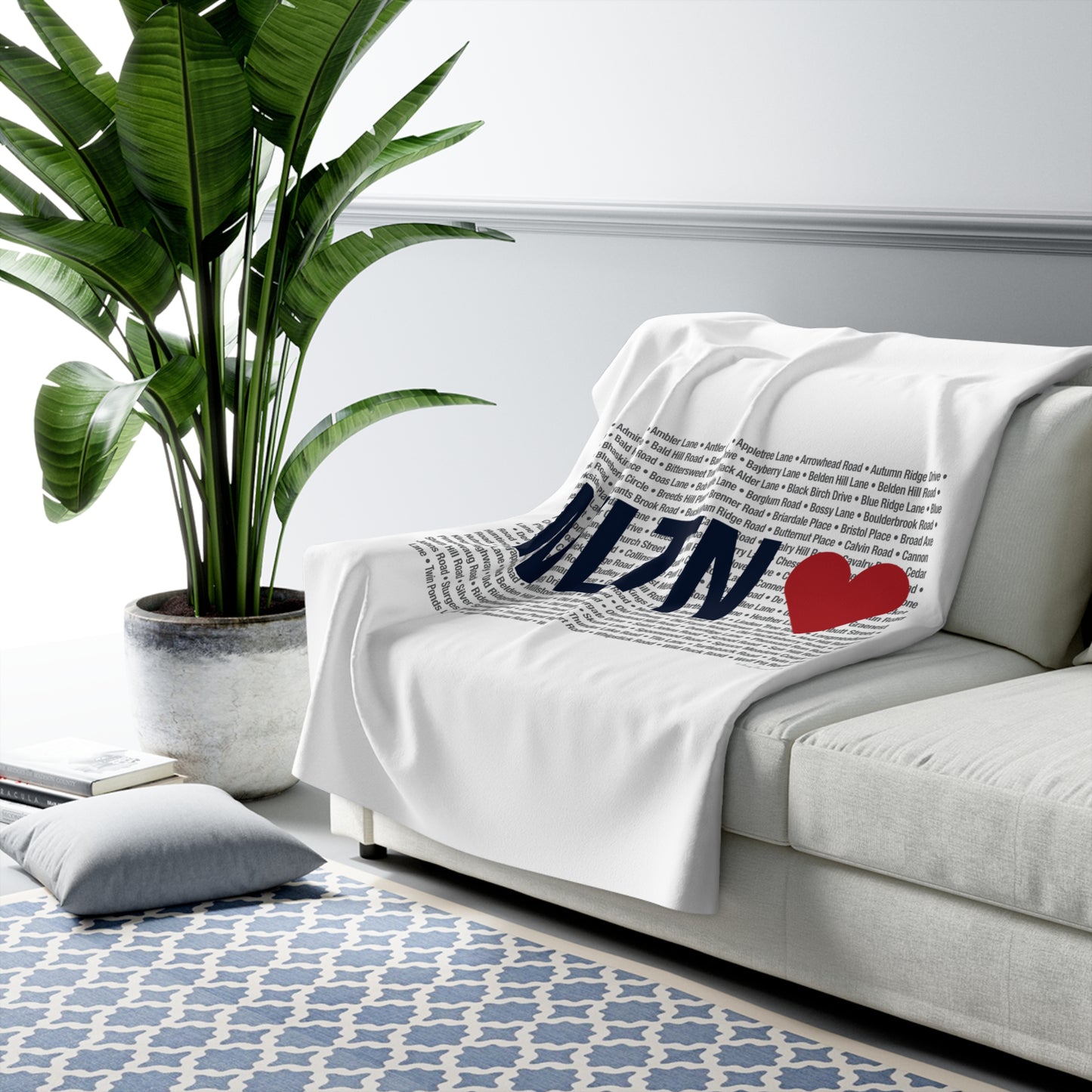 Wilton Love Sherpa Fleece Blanket