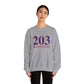 203 Beacon Falls Red White & Blue Unisex Heavy Blend™ Crewneck Sweatshirt