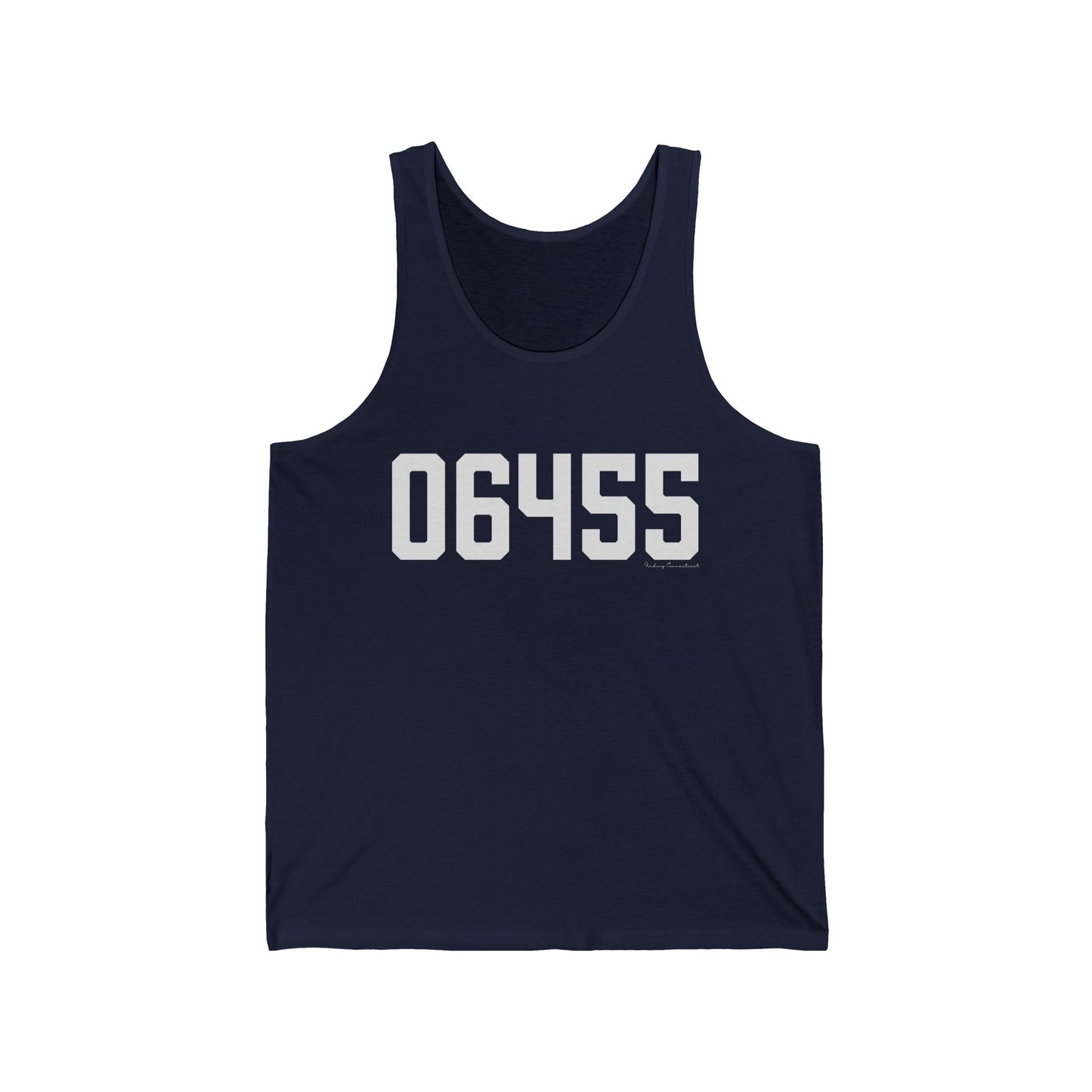 06455 Middlefield CT Zip Code Unisex Jersey Tank Top