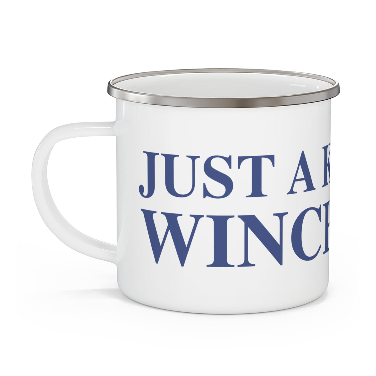Just a kid from Winchester Enamel Camping Mug