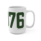 06076 Union Connecticut Zip Code Mug 15oz