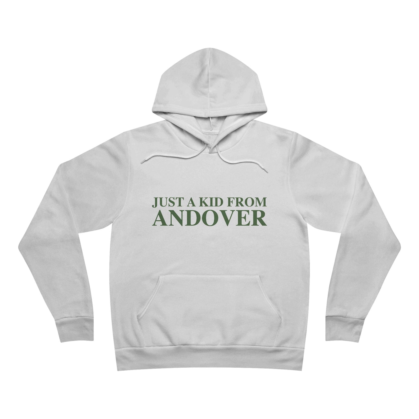 Just a kid from Andover Unisex Sponge Fleece Pullover Hoodie