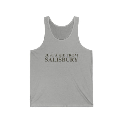 Just a kid from Salisbury Unisex Jersey Tank Top