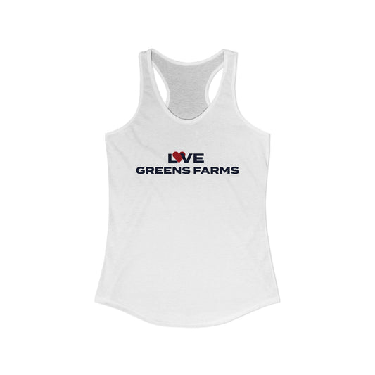 Love Greens Farms Women's Ideal Racerback Tank Top
