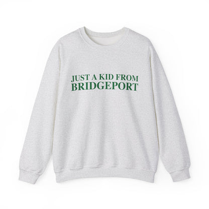 Just a kid from Bridgeport Unisex Heavy Blend™ Crewneck Sweatshirt