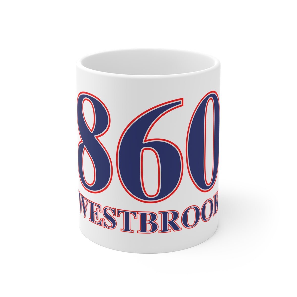 860 Westbrook Red, White & Blue Mug 11oz