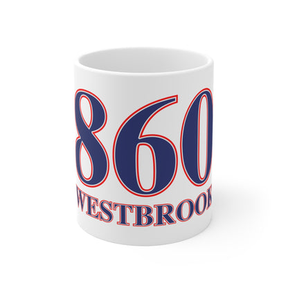 860 Westbrook Red, White & Blue Mug 11oz