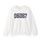 06067 Rocky Hill Connecticut Zip Code Heavy Blend™ Crewneck Sweatshirt
