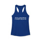 Just a kid from Compo Beach Women's Ideal Racerback Tank Top
