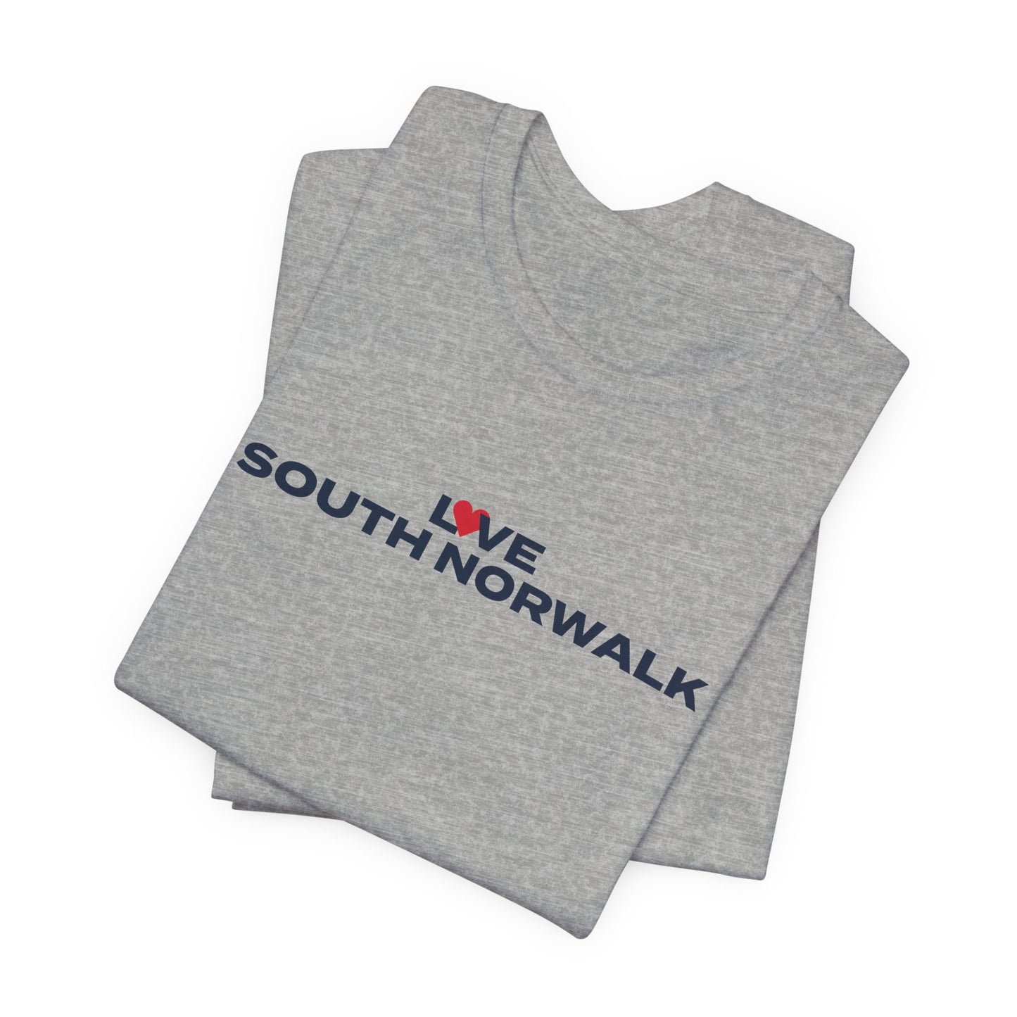 Love South Norwalk Unisex Jersey Short Sleeve T-Shirt