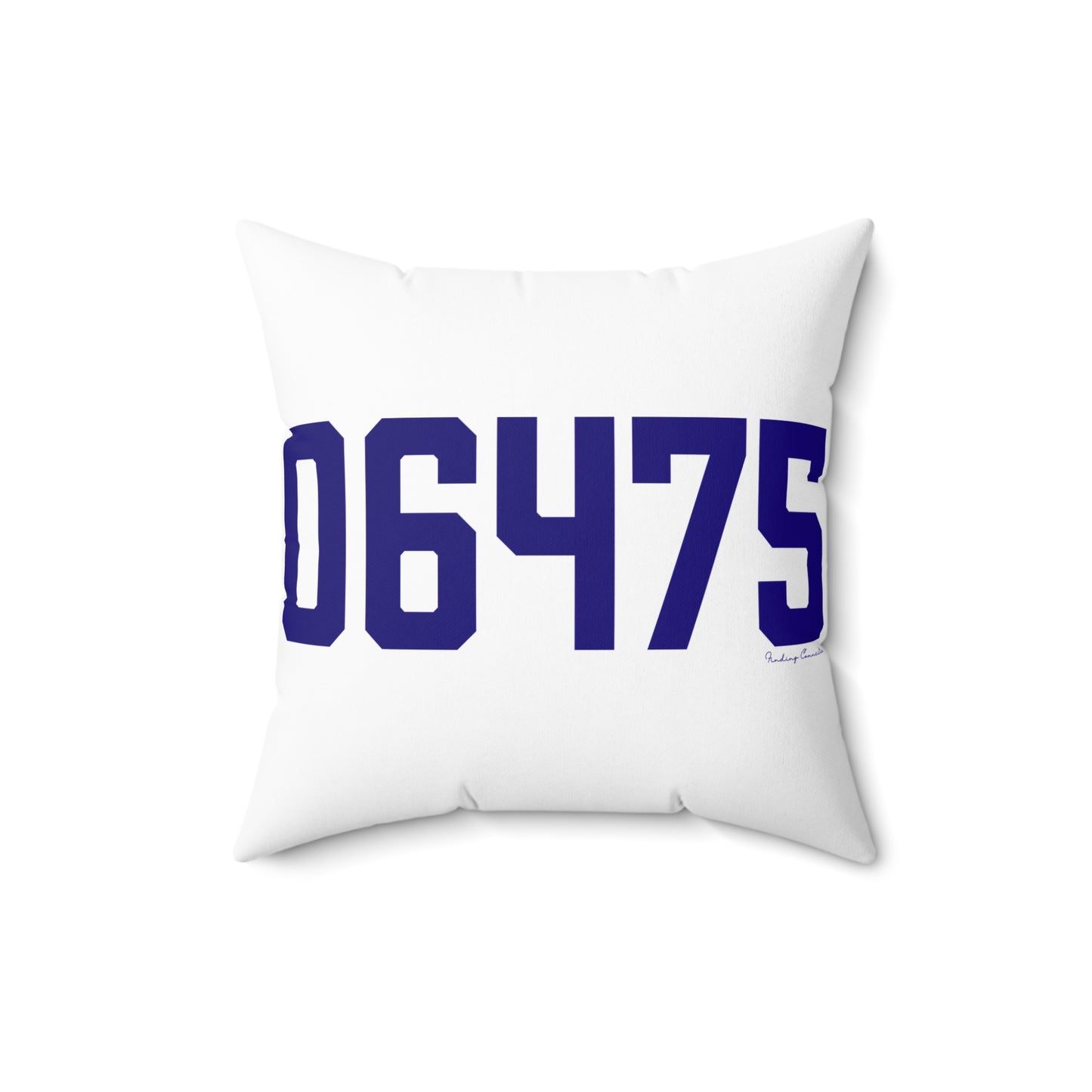 06475 Old Saybrook Connecticut Zip Code Spun Polyester Square Pillow