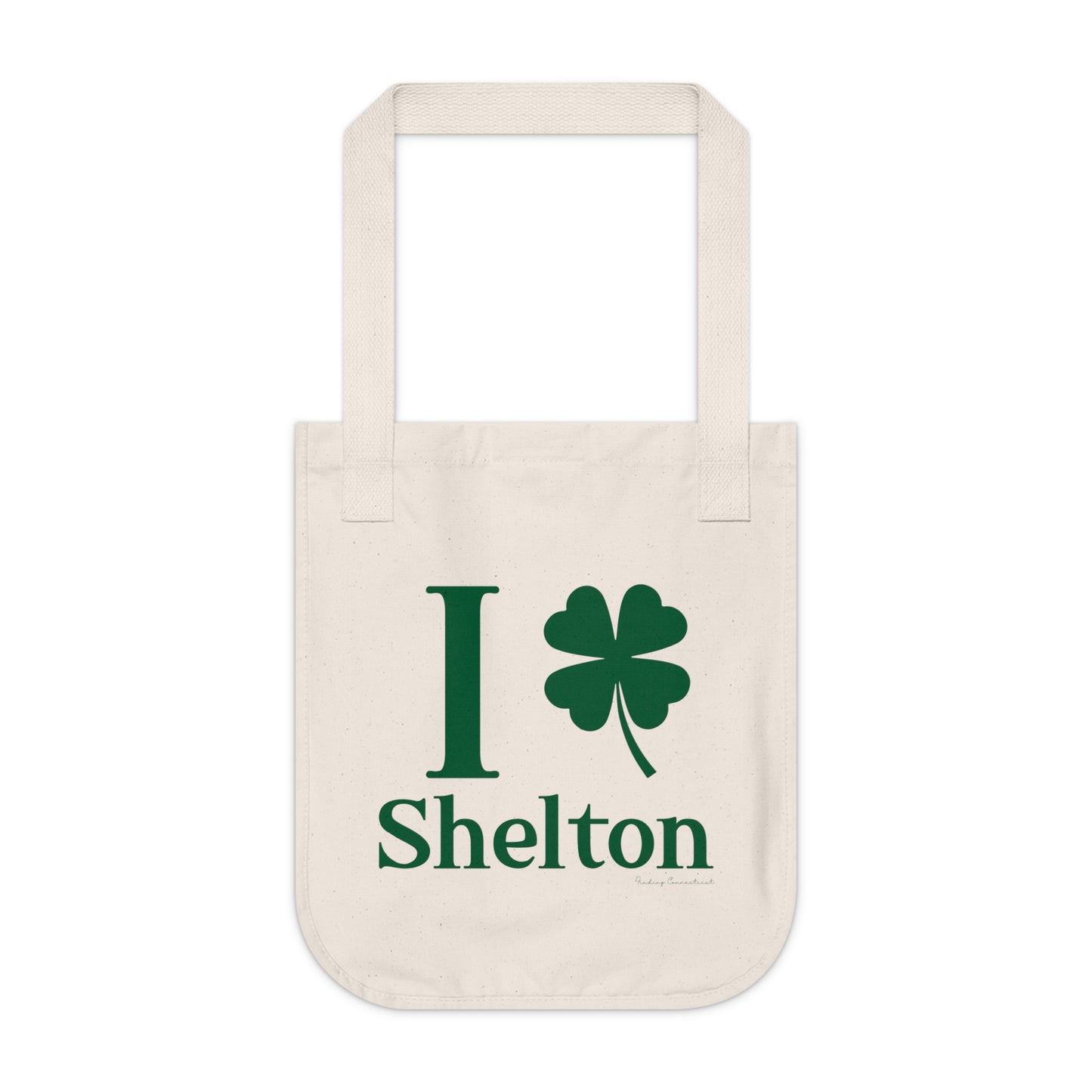 I Clover Shelton Organic Canvas Tote Bag