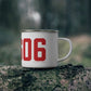 06606 Bridgeport Connecticut Zip Code Enamel Camping Mug