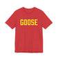 Goose Zip Code Yellow & Pink Unisex Jersey Short Sleeve Tee