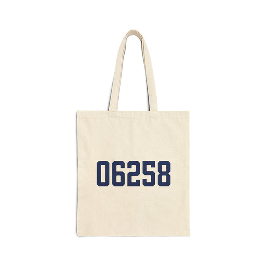06258 Pomfret Connecticut Zip Code Cotton Canvas Tote Bag