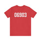 06903 Stamford CT Zip Code Unisex Jersey Short Sleeve T-Shirt
