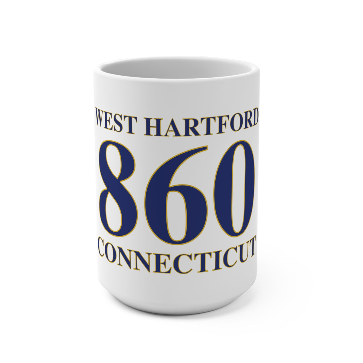 West Hartford 860 Connecticut Mug 15oz