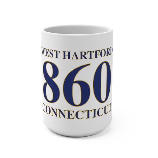 West Hartford 860 Connecticut Mug 15oz