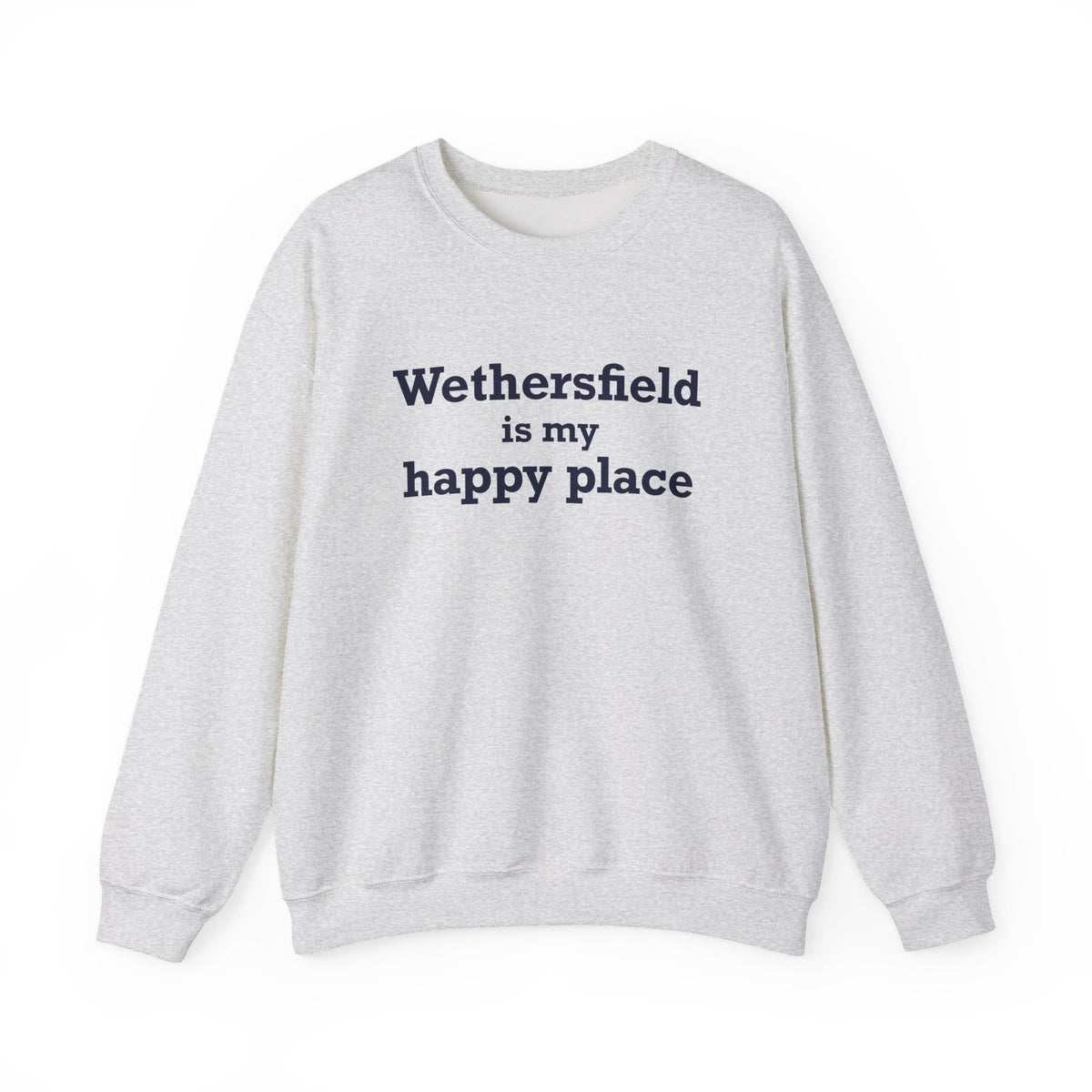 Wethersfield is My Happy Place Heavy Blend™ Crewneck Sweatshirt