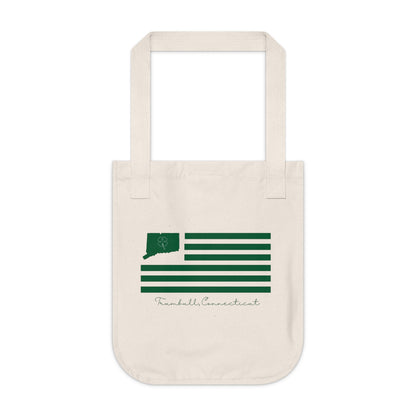 Trumbull Connecticut St Patrick’s Day Flag Organic Canvas Tote Bag