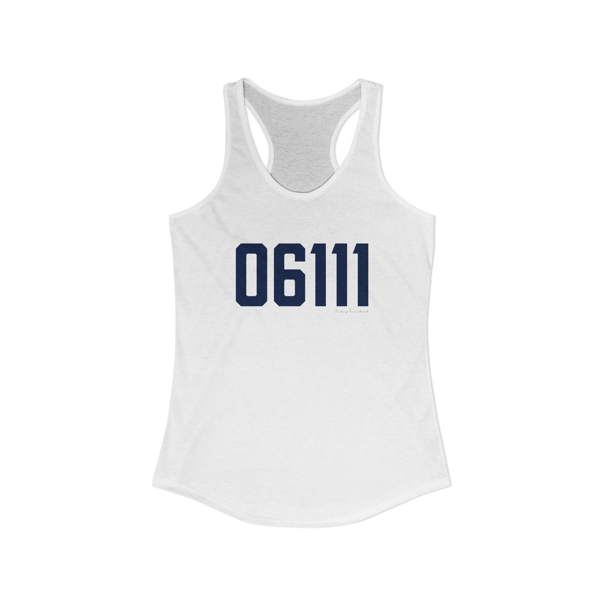 06111 Newington Connecticut Zip Code Women's Ideal Racerback Tank Top