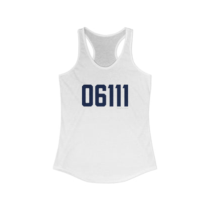 06111 Newington Connecticut Zip Code Women's Ideal Racerback Tank Top