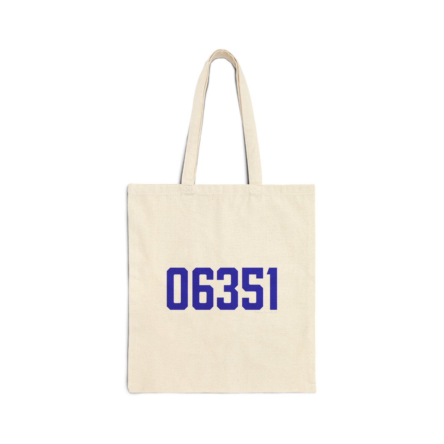 06351 Lisbon Connecticut Zip Code Cotton Canvas Tote Bag