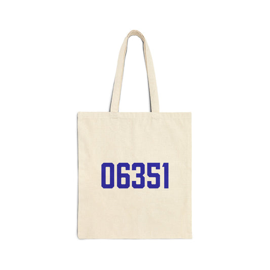 06351 Lisbon Connecticut Zip Code Cotton Canvas Tote Bag