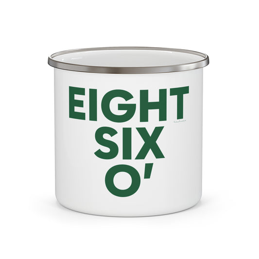 Eight Six O’ Enamel Camping Mug Lucky Green – St. Patrick’s Day