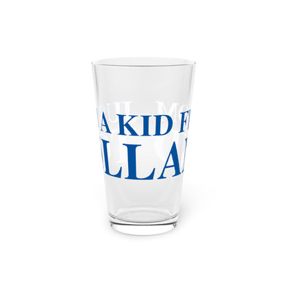 Just a kid from Tolland Pint Glass, 16oz