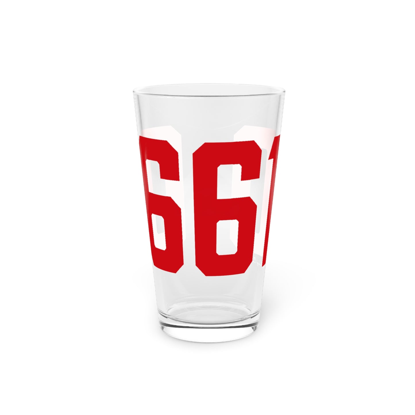 06610  Bridgeport Connecticut Zip Code Pint Glass, 16oz