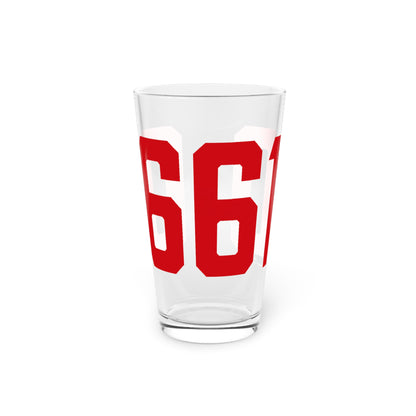 06610  Bridgeport Connecticut Zip Code Pint Glass, 16oz