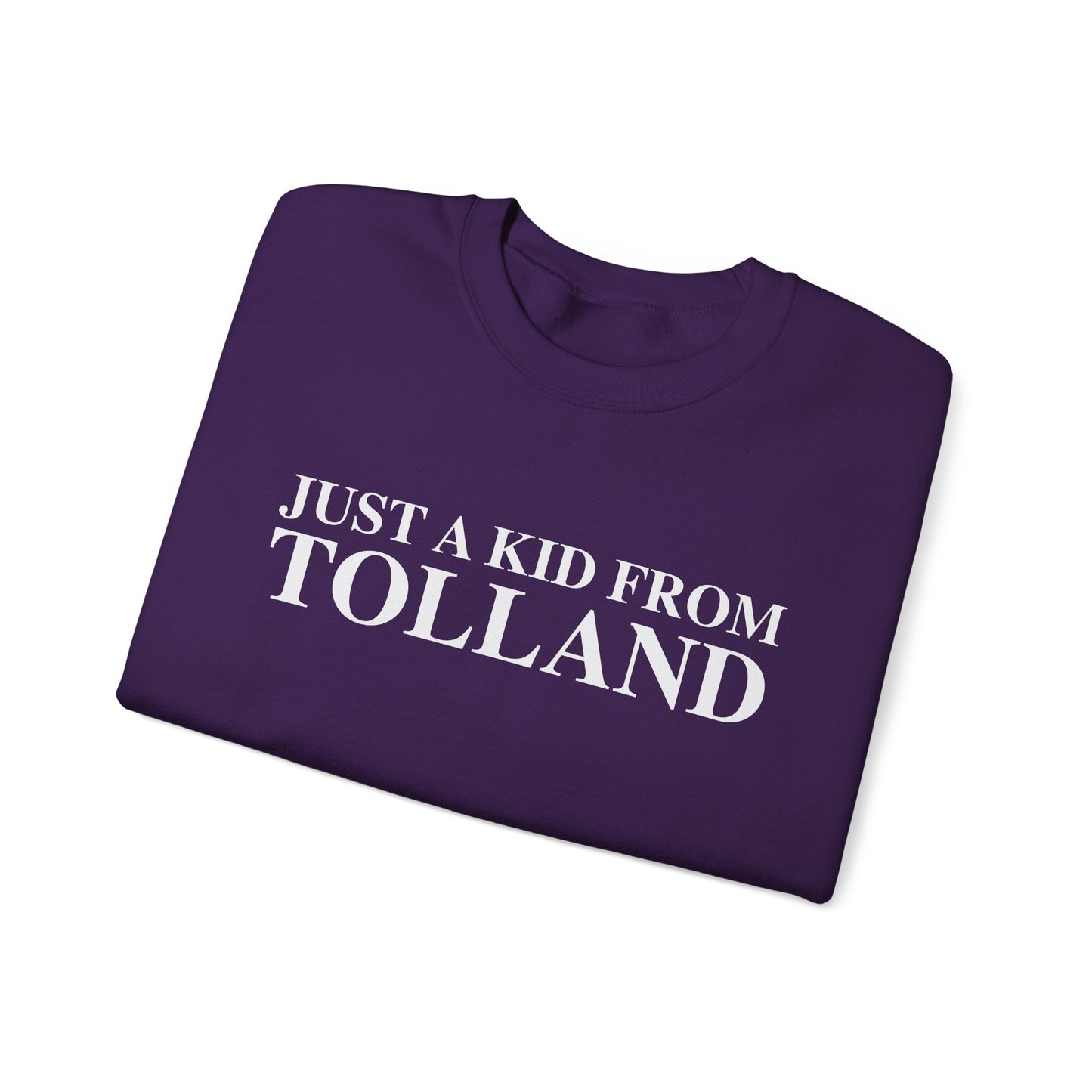 Just a kid from Tolland Unisex Heavy Blend™ Crewneck Sweatshirt