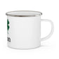 I Clover Clinton Enamel Camping Mug