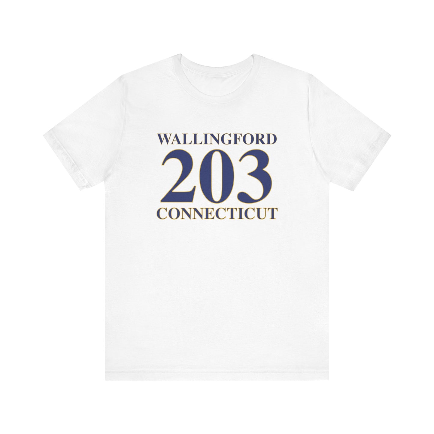 Wallingford 203 Connecticut Unisex Jersey Short Sleeve Tee