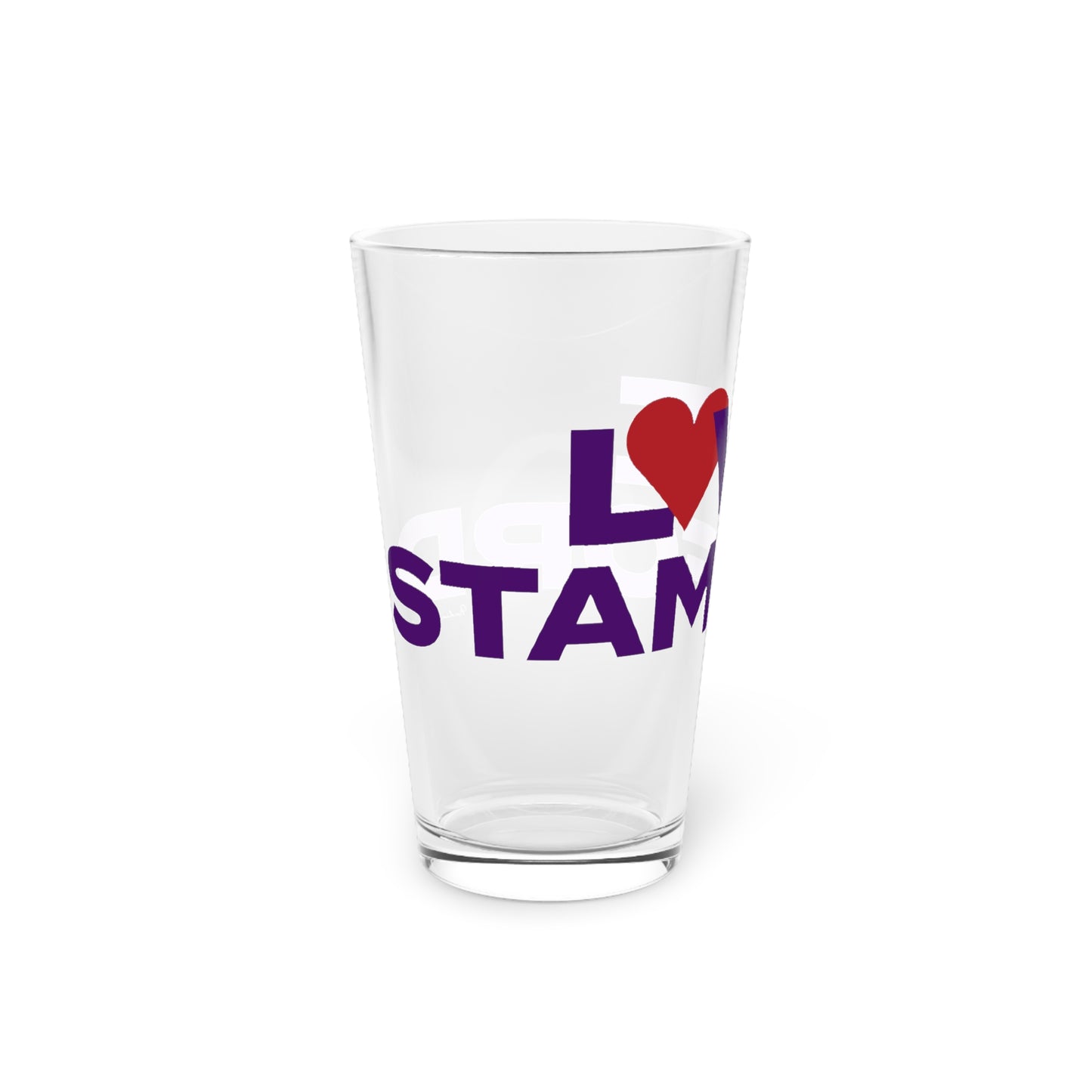 Love Stamford Pint Glass, 16oz