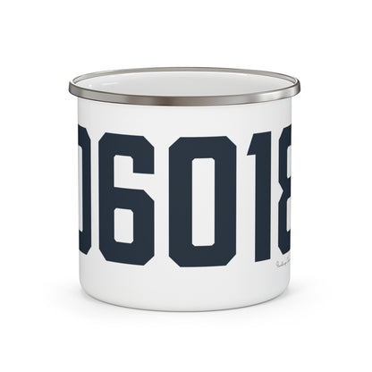 06018 Canaan Connecticut Zip Code Enamel Camping Mug