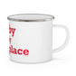 Derby is My Happy Place Enamel Camping Mug
