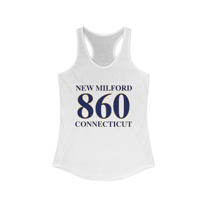 New Milford 860 Connecticut Women's Ideal Racerback Tank Top