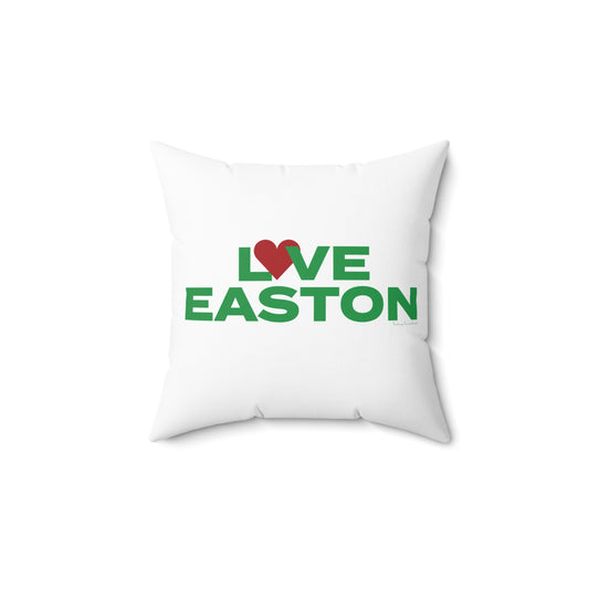 Love Easton Spun Polyester Square Pillow