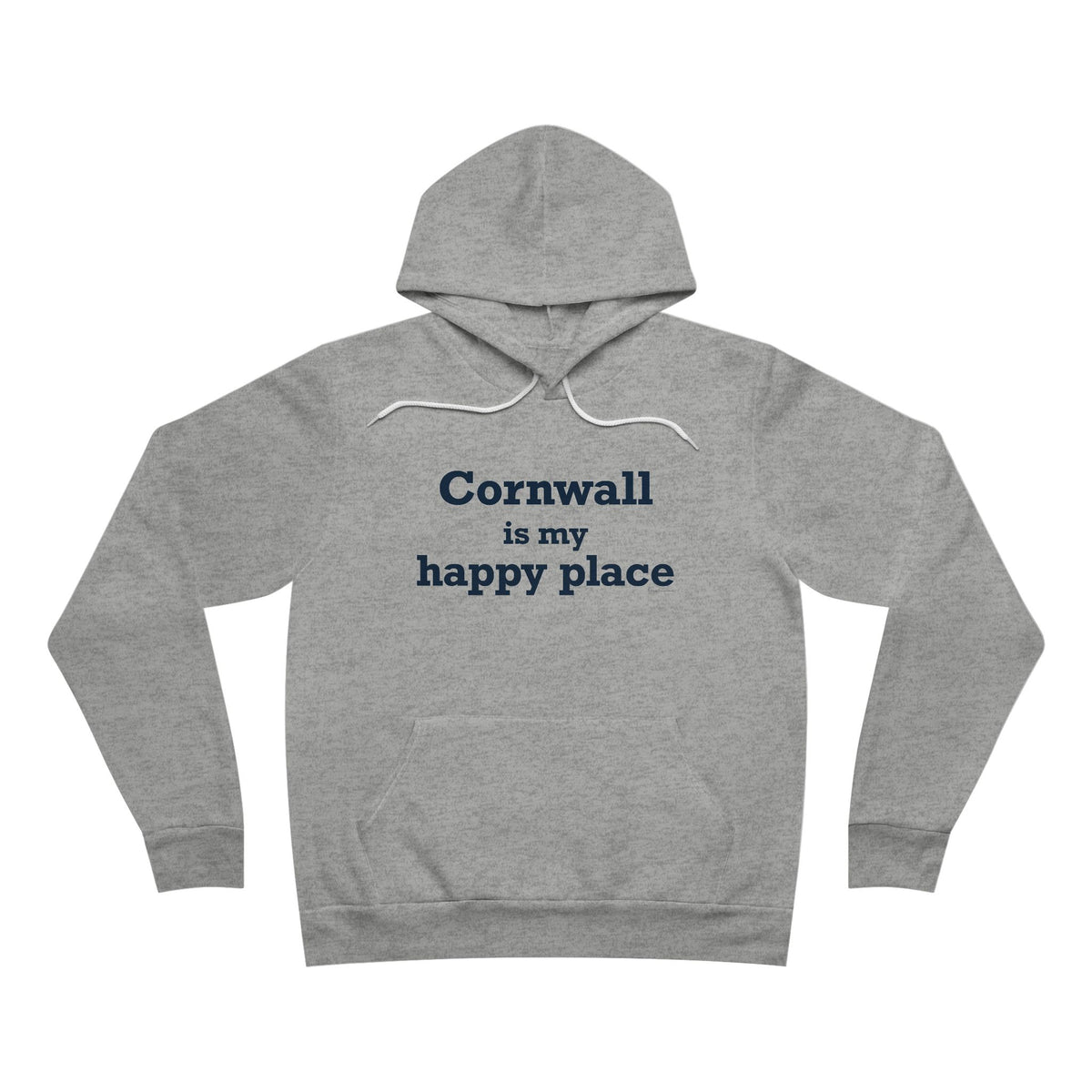 Cornwall is My Happy Place Unisex Sponge Fleece Pullover Hoodie